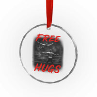 Free Hugs Wrestling Crystal Glass Ornament Funny Luchador Mexican Wrestler TS10