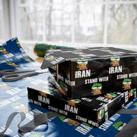 Free Iran Support Iranian MIGA Wrapping Paper Roll Stand With Iran