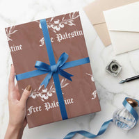 Free Palestine Wrapping Paper Roll Palestinian Olives Fruits - Wonder Print Shop