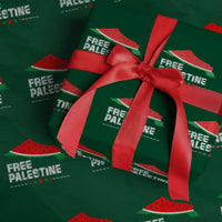 Free Palestine Wrapping Paper Roll Watermelon Map - Wonder Print Shop