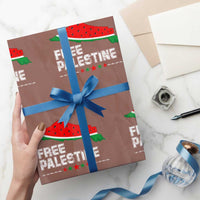 Free Palestine Wrapping Paper Roll Watermelon Map - Wonder Print Shop