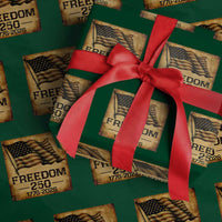 Freedom 250 Years America Wrapping Paper Roll Retro Vintage 250th Anniversary USA - Wonder Print Shop