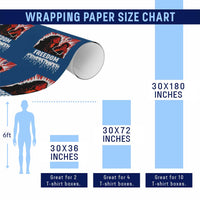 Freedom Iran Women Revolution 2026 Wrapping Paper Roll Lighting Cigarette with Burning Portrait Graphic