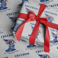 Freedom It’s What We Do Best Since 1776 Wrapping Paper Roll Revolutionary War Patriot Battle Scene