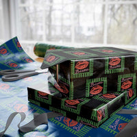 French Bisous Paris Vacation Retro Summer Vibes Wrapping Paper Roll