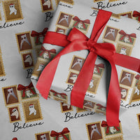 Fresno Nightcrawler Cryptid Christmas Believe Gift Wrapping Paper Roll - Wonder Print Shop
