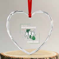 Fresno Nightcrawlers Heart Crystal Glass Ornament Home Of California Cryptid Gift - Wonder Print Shop