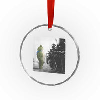 Frog Resist Crystal Glass Ornament Free Portland Oregon Freedom Fighters TS02