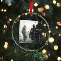 Frog Resist Crystal Glass Ornament Free Portland Oregon Freedom Fighters TS02