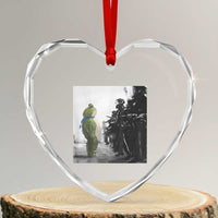 Frog Resist Heart Crystal Glass Ornament Free Portland Oregon Freedom Fighters - Wonder Print Shop