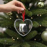Frog Resist Heart Crystal Glass Ornament Free Portland Oregon Freedom Fighters - Wonder Print Shop