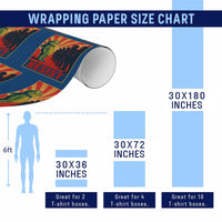 Frog Resist Wrapping Paper Roll Free Portland Oregon Poster Graphic Freedom Fighters - Wonder Print Shop
