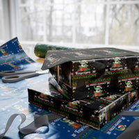Frogs Against Fascism Ugly Sweater Wrapping Paper Roll Funny Portland Xmas Frog Gift - Wonder Print Shop