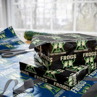 Frogs Together Strong Wrapping Paper Roll Portland Frog Protest United We Ribbit - Wonder Print Shop