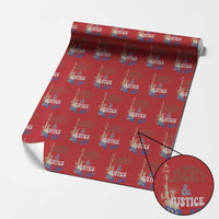 Funny 4th of July Liberty And Justice For All Wrapping Paper Roll Statue Of Liberty - Wonder Print Shop