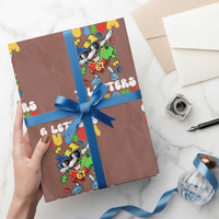 Funny 67 Autism Awareness Wrapping Paper Roll 6 Letters Autism 7 Letters Awesome Dabbing Puzzle