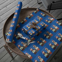 Funny 67 Christmas Movie Wrapping Paper Roll Six Seven Wet Bandits Home Xmas Alone - Wonder Print Shop