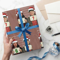Funny 67 Christmas Movie Wrapping Paper Roll Six Seven Wet Bandits Home Xmas Alone - Wonder Print Shop