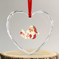 Funny 67 Christmas Santa Heart Crystal Glass Ornament Naughty List Kids Who Say Six Seven Meme - Wonder Print Shop
