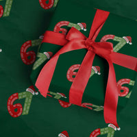 Funny 67 Christmas Wrapping Paper Roll Rizz Aura Farming Bussin Six Seven Meme Gen Alpha - Wonder Print Shop