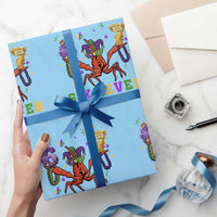 Funny 67 Crawfish Mardi Gras Wrapping Paper Roll Six Seven Meme