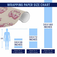 Funny 67 Dice Valentines Day Six Seven Meme Coquette Wrapping Paper Roll