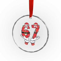 Funny 67 Meme Crystal Glass Ornament Funny Christmas Party Holiday Gift TS12
