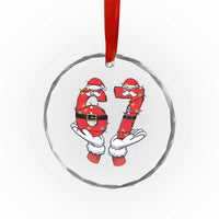 Funny 67 Meme Crystal Glass Ornament Funny Christmas Party Holiday Gift - Wonder Print Shop