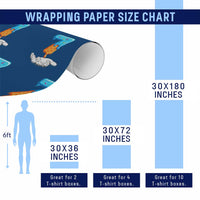 Funny 67 Six Seven Meme Couple Matching Wrapping Paper Roll Number 7 Baseball Ice Cream Drip - Wonder Print Shop