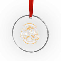 Funny 70th Birthday Crystal Glass Ornament Official Member Of The Old Ball Clubs Baby Boomers TS11