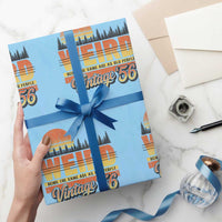 Funny 70th Birthday Wrapping Paper Roll Retro 1956 Weird Being The Same Age As Old People