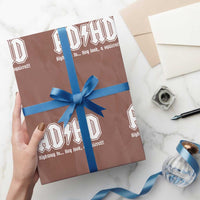 Funny ADHD Wrapping Paper Roll Hey Look a Squirrel Rocks Graphic - Wonder Print Shop