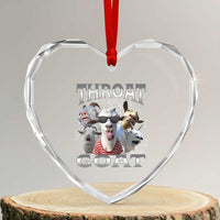 Funny Adult Humor Heart Crystal Glass Ornament Throat Goat Meme - Wonder Print Shop