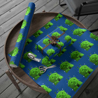 Funny Alien Cat Meme Wrapping Paper Roll Funny Kitten 90s Retro Vintage Graphic Weird Cats Y2k - Wonder Print Shop