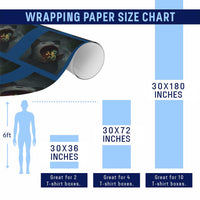 Funny Alien Cat Meme Wrapping Paper Roll Weird Silly - Wonder Print Shop