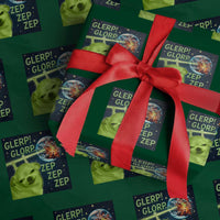 Funny Alien Dog Meme Wrapping Paper Roll Glorp Zep Sci-Fi Humor Chihuahua - Wonder Print Shop