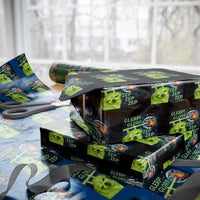Funny Alien Dog Meme Wrapping Paper Roll Glorp Zep Sci-Fi Humor Chihuahua - Wonder Print Shop