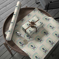Funny Autism Mama Life Wrapping Paper Roll Some Days I Rock It Some Days It Rock Me Autism Awareness Skeleton