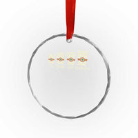 Funny Autism Mom Crystal Glass Ornament Coffee Support Autistic TS02