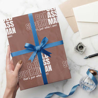 Funny Bald Dad Wrapping Paper Roll Old Man Saying Gag Gift Fathers Day - Wonder Print Shop