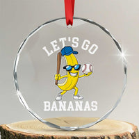 Funny Banana Crystal Glass Ornament Lets Go Bananas TS10