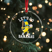 Funny Banana Crystal Glass Ornament Lets Go Bananas TS10