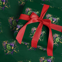 Funny Baseball Mardi Gras 67 Ice Cream Drip Wrapping Paper Roll Six Seven Meme Carnival