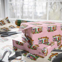 Funny Beer Drinking Cinco De Mayo Party Gift Wrapping Paper Roll Lets Fiesta