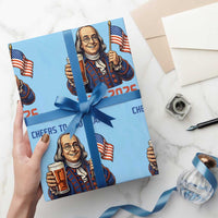 Funny Benjamin Franklin Wrapping Paper Roll Cheers To 250 Years