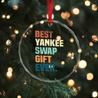 Funny Best Yankee Swap Gift Ever Crystal Glass Ornament Christmas Gift Exchange Game TS11