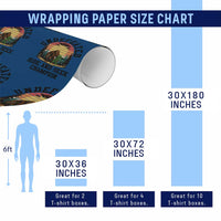 Funny Bigfoot And Alien Gift Wrapping Paper Roll Undefeated Hide And Seek Champion - Wonder Print Shop