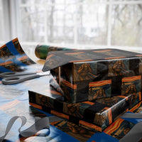 Funny Bigfoot And Alien Wrapping Paper Roll Parody The Scream Art Meme Gift - Wonder Print Shop