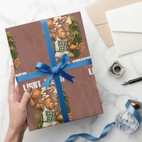 Funny Bigfoot Basketball Wrapping Paper Roll Light Me Up Born To Shine - Wonder Print Shop