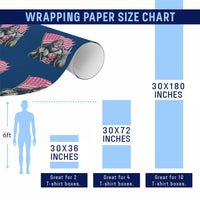 Funny Bigfoot Breast Cancer Awareness Wrapping Paper Roll Sasquatch Pink Ribbon - Wonder Print Shop